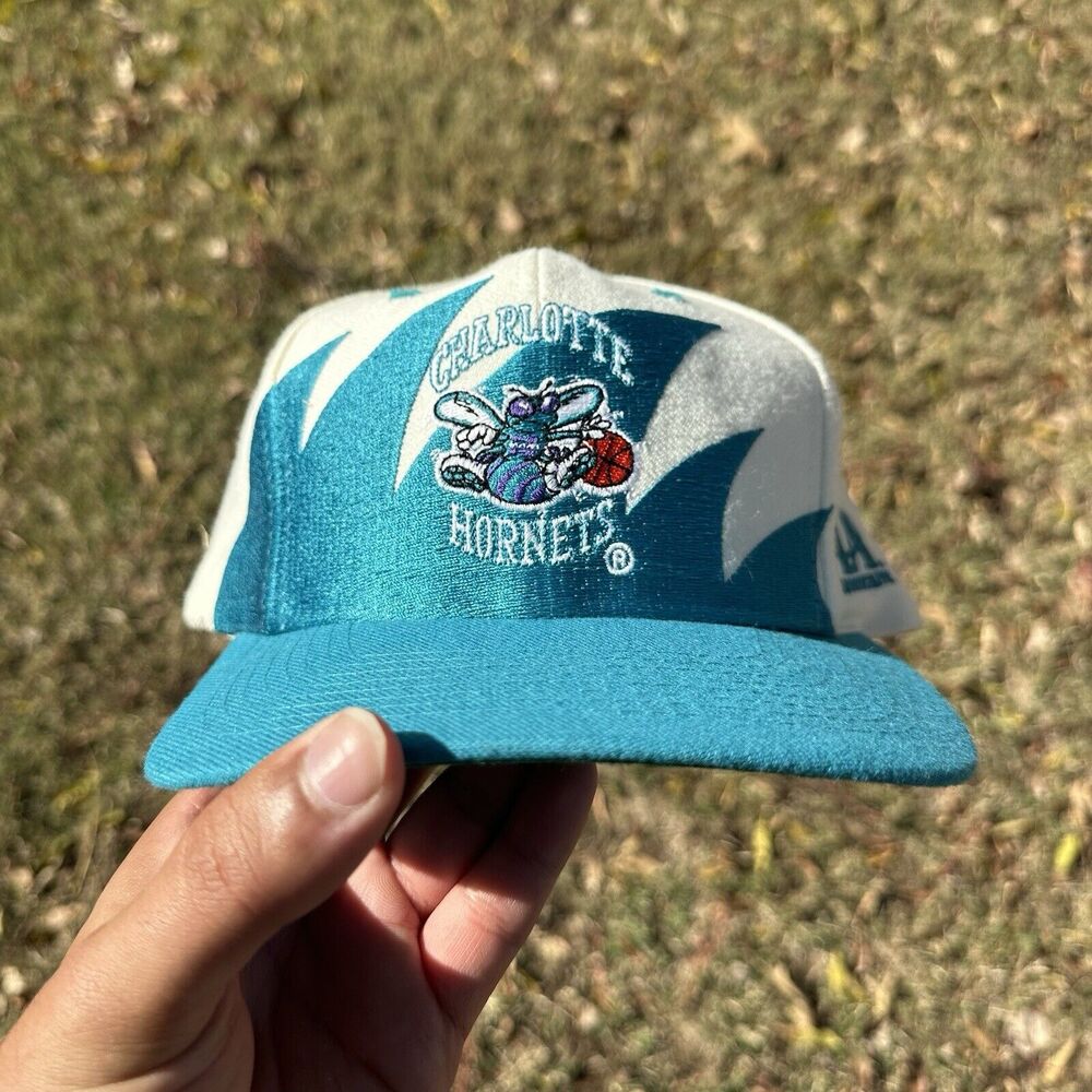 Vintage Charlotte Hornets Sharktooth Snapback